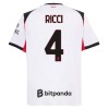 Camisola AC Milan Ricci 4 Homen Equipamento 2ª 2025-26
